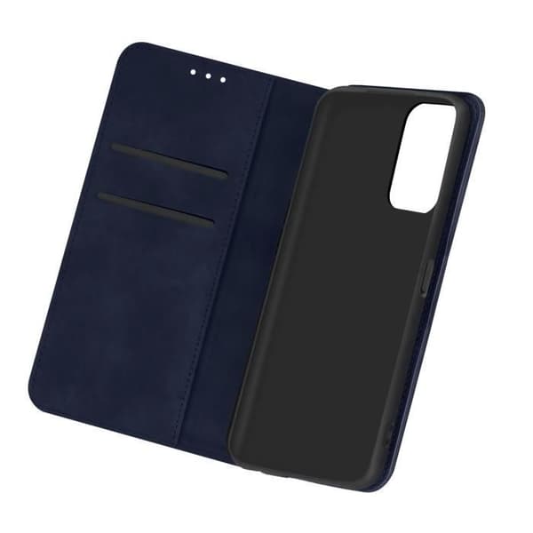 Étui Oppo A16 och A16s - AVIZAR - Folio Plånbok - Videostöd Funktion - Mörkblå