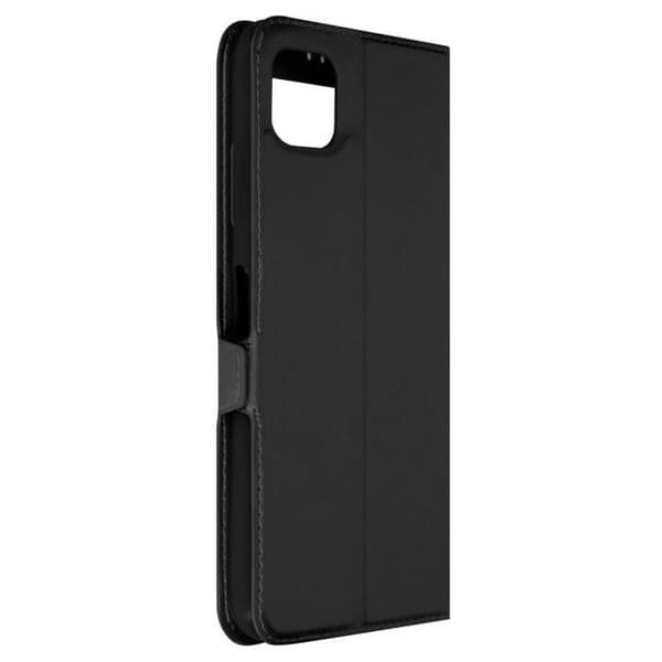 AVIZAR Fodral till Samsung Galaxy A22 5G - Stöd för dubbla fönster och video - Svart