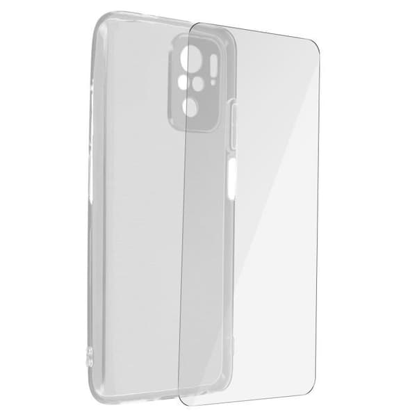 Skyddshölje och skyddsfilm - Xiaomi - Redmi Note 10s / Note 10 - Flexibel - Härdat glas 9H - Transparent