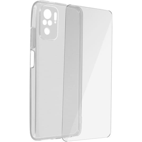 Skyddshölje och skyddsfilm - Xiaomi - Redmi Note 10s / Note 10 - Flexibel - Härdat glas 9H - Transparent