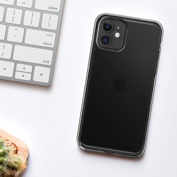 Coque iPhone 11 - AVIZAR - Mjuk - Transparent silikon - Ultra-tunn - Stötdämpning