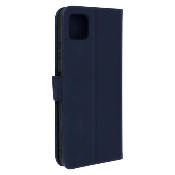 Étui Galaxy A22 5G - AVIZAR - Chersterfield - Kortficka Stöd - Mörknatt