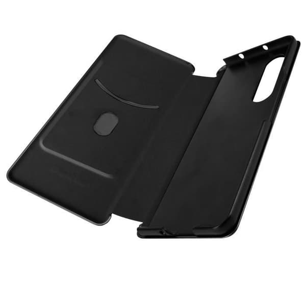 Fodral för Samsung Galaxy Z Fold 3 - AVIZAR - Kortficka med Rem - Kolfiber Effekt svart
