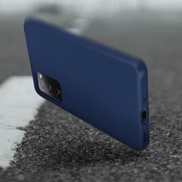 Skydd - Samsung - Galaxy S20 FE - Flexibel - Stötabsorberande - Mörkblå Matt Finish