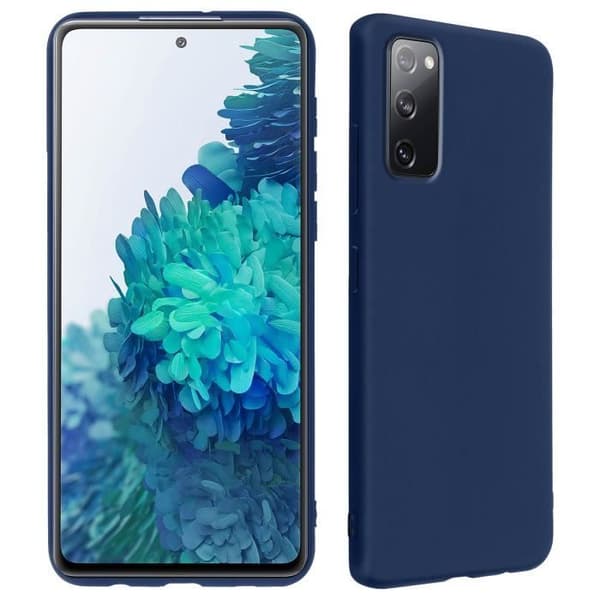 Skydd - Samsung - Galaxy S20 FE - Flexibel - Stötabsorberande - Mörkblå Matt Finish