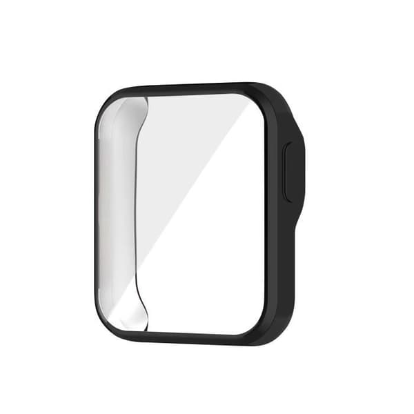 Skyddande skal 360° - AVIZAR - Xiaomi Redmi Watch - Svart silikon gel - Flexibel - Hållbar