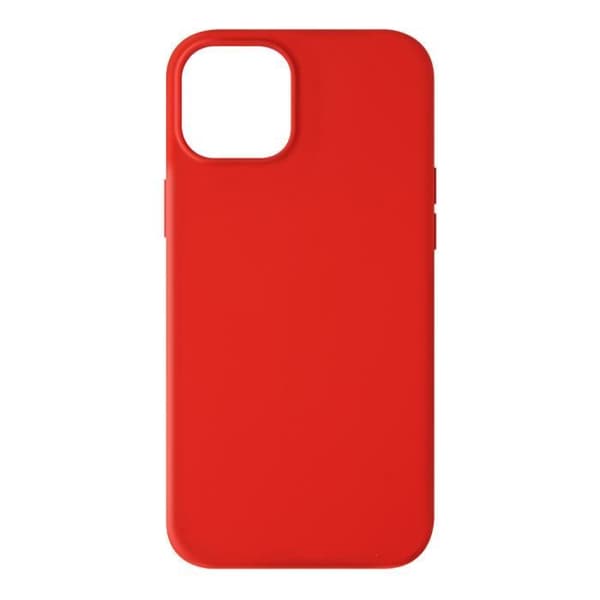 Skyddsskal - AVIZAR - iPhone 13 Mini - Halvstyvt silikon - Soft-touch finish - Röd