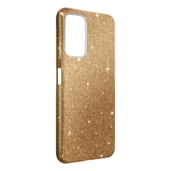 AVIZAR Glitterfodral för Xiaomi Poco M4 Pro 5G och Redmi Note 11S 5G - Gul - Mjuk - Glitterdesign