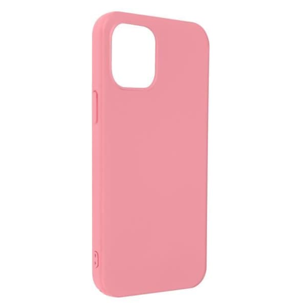 AVIZAR Skyddsfodral för iPhone 13 Mini - Halvstyv silikon - Rosa soft-touch finish