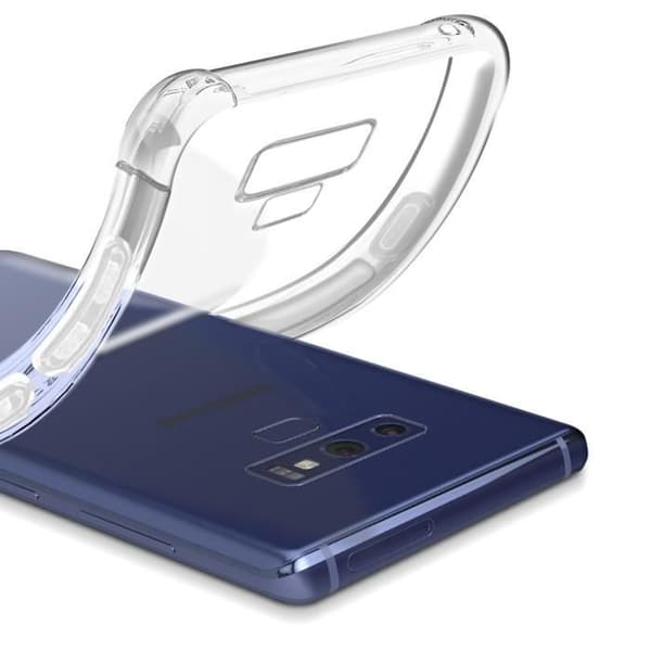 Samsung Galaxy Note 9 Fodral + Film - AVIZAR - Premium 360° skyddspaket - Vit - Stel - Smidig