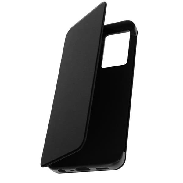 Original Oppo A57 och A57s fodral Svart plånbokshållare Stativ Flip Cover
