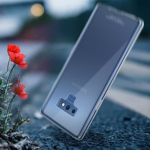 Galaxy Note 9 skyddande hårt polykarbonatfodral Original Samsung Transparent