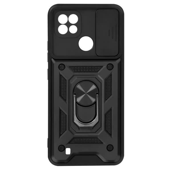 Realme C21 och C11 2021 Fodral - AVIZAR - Svart - Stel - Syntet - Matt - Blandad