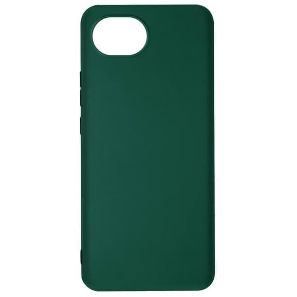 Realme C30 Flexibelt Silikonfodral Matt Finish Anti-Fingerprint Dark Green