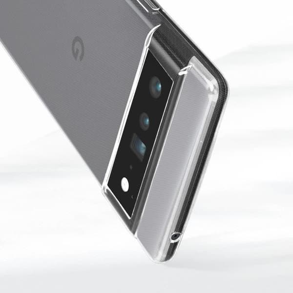 AVIZAR hårt fodral för Google Pixel 6 Pro - mjukt silikon och 9H härdat glasfilm