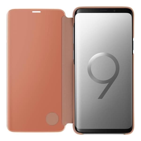 Original Samsung Clear View Standind Cover Galaxy S9 Plus Fodral - Rose Gold