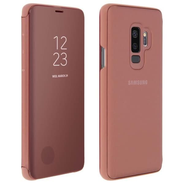 Original Samsung Clear View Standind Cover Galaxy S9 Plus Fodral - Rose Gold
