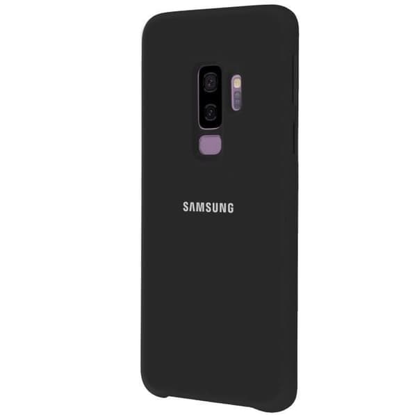 Galaxy S9 Plus Fodral Original Samsung Silikon Skal Soft Touch Svart