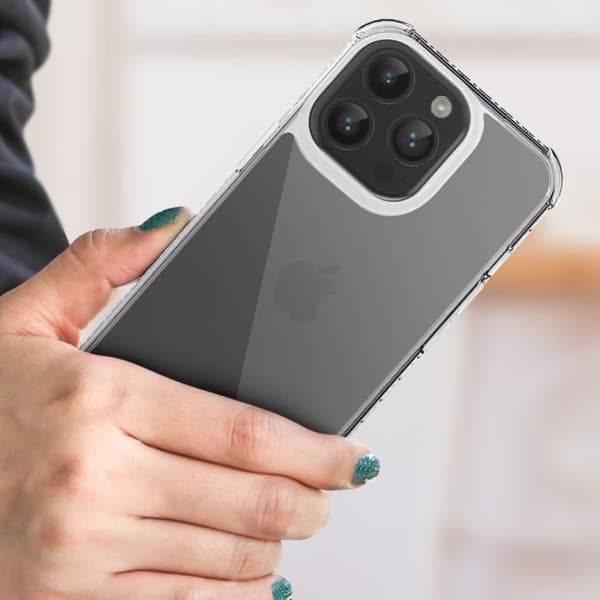 Skal till iPhone 14 Pro - FORCE VÄSKOR - Anti-Drop 2m - Genomskinlig