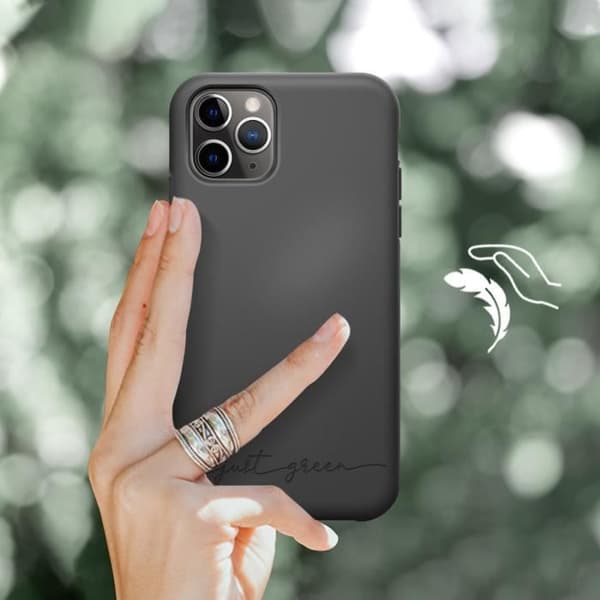 iPhone 11 Pro återvinningsbart fodral bara grönt svart