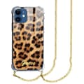 Miniatyrbild 1 av 4: Guess Orange Leopard Mönster Halskedja iPhone 12 och 12 Pro Fodral