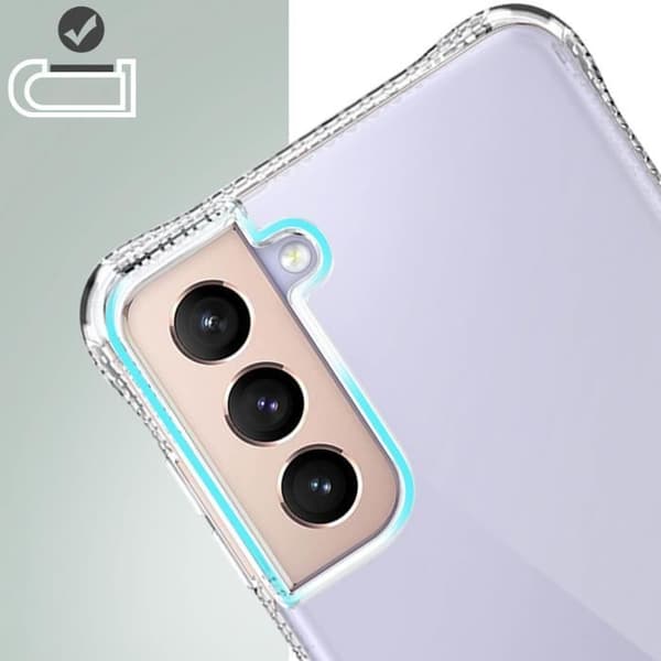 Itskins förstärkt skyddsfodral till Samsung Galaxy S21 Plus - Genomskinlig