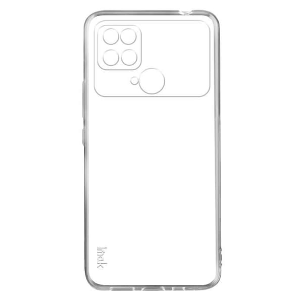 Mjukt och tunt skyddsfodral för Xiaomi Poco C40 - IMAK - Transparent - Upphöjda kamerakanter