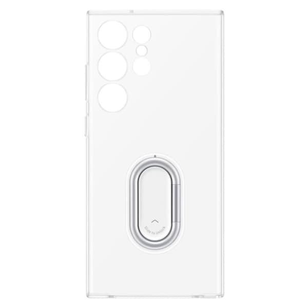 Fodral till Samsung S23 Ultra Ring Hållare Original Clear Gadget Transparent