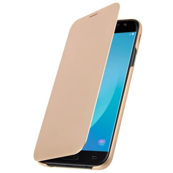 Samsung Plånboksfodral Galaxy J7 2017 Originalfodral Plånboksfodral Guld