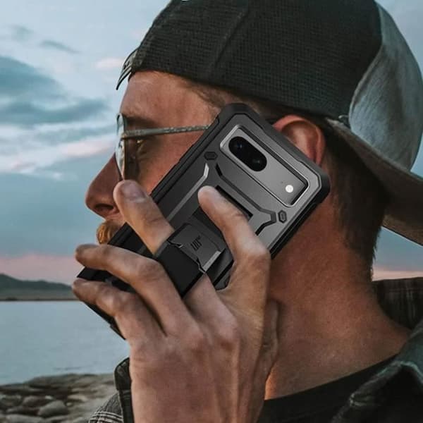 Google Pixel 7 Fodral - SUPCASE - Unicorn Beetle Pro - Stötsäker - Stativ - Svart