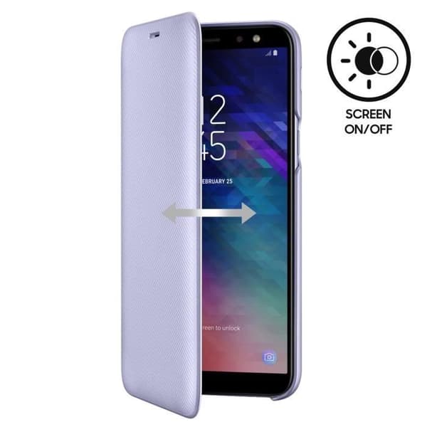 Samsung Plånboksfodral Samsung Galaxy A6+ Originalfodral EF-WA605 - Grå Blå