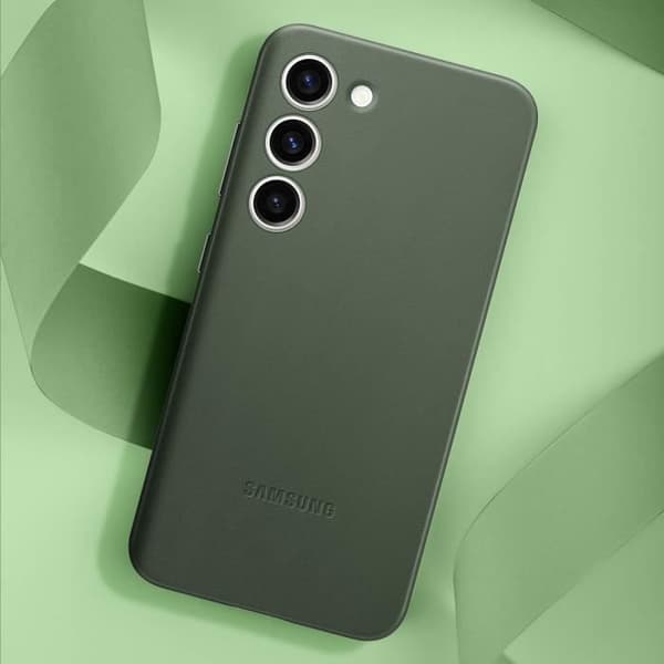 Läderfodral för Galaxy S23 Plus Original Samsung Series Läderfodral Grönt
