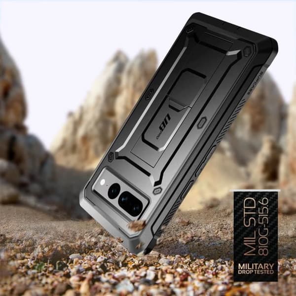 Fodral till Google Pixel 7 Pro Stötsäkert Kickstand Supcase Unicorn Beetle Pro Black