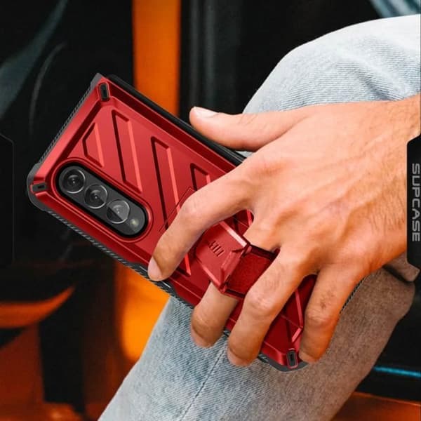 Fodral till Samsung Galaxy Z Fold 4 Multilayer Unicorn Beetle Pro Supcase Röd