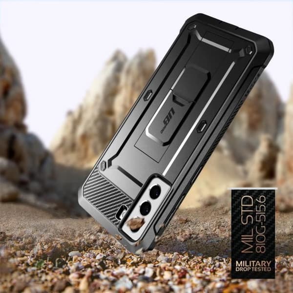 Fodral till Samsung S22 Stötsäkert Kickstand Supcase Unicorn Beetle Pro svart