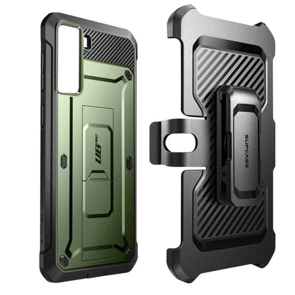 Supcase Unicorn Beetle Pro Stötsäkert hårt fodral till Samsung Galaxy S23 - Grön