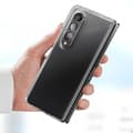 Miniatyrbild 4 av 4: Fodral till Galaxy Z Fold 4 Silikon Anti-gulning Samsung Clear Transparent