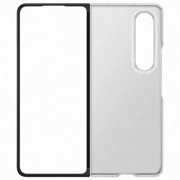 Fodral till Galaxy Z Fold 4 Silikon Anti-gulning Samsung Clear Transparent