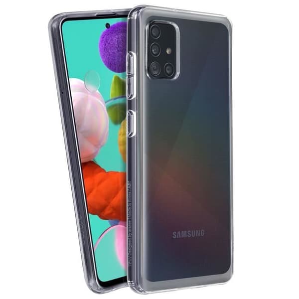 Coque - Samsung - Galaxy A51 - Styv - Ultrafin - Transparent Vit