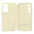 Miniatyrbild 2 av 4: Samsung S23 Plus Fönsterfodral Smart Clear View Cover Original Cream