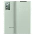 Miniatyrbild 2 av 4: Fodral - Samsung - Galaxy Note 20 - Led View Cover - Grön - Semihårt - Taktile