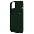 Miniatyrbild 1 av 4: iPhone 12 och 12 Pro Soft Silikonfodral Korthållare Forcell Green
