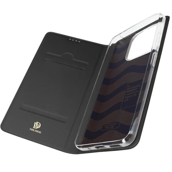 Fodral till Xiaomi Redmi 12C - DUX DUCIS - Korthållare och videostöd - Svart