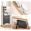 Miniatyrbild 3 av 4: MagSafe fodral för Samsung S23 Ultra kameraskydd Transparent / Guld