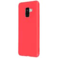 Miniatyrbild 3 av 4: Forcell Galaxy A8 Fodral Soft Touch Silikon Soft Gel Fodral - Röd