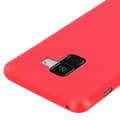 Miniatyrbild 4 av 4: Forcell Galaxy A8 Fodral Soft Touch Silikon Soft Gel Fodral - Röd