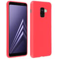 Miniatyrbild 2 av 4: Forcell Galaxy A8 Fodral Soft Touch Silikon Soft Gel Fodral - Röd