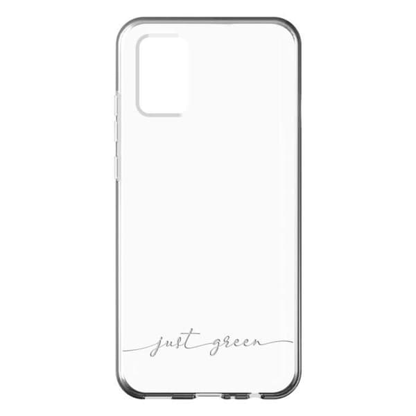 Fodral till Samsung Galaxy A71 - JUST GREEN - Ekologiskt, komposterbart och biologiskt nedbrytbart - Transparent