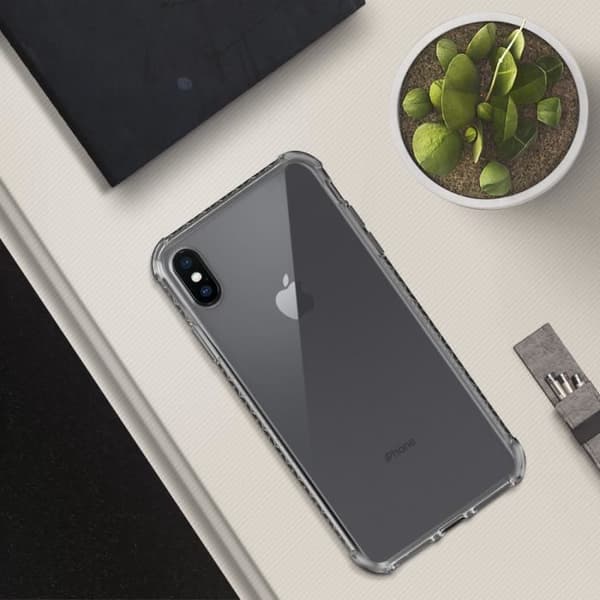 Coque iPhone XS Max - Force Case Air - Silikongel - Smäcker - Transparent - Livstidsgaranti