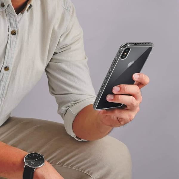 Coque iPhone XS Max - Force Case Air - Silikongel - Smäcker - Transparent - Livstidsgaranti